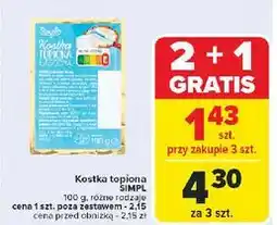 Carrefour Kostka topiona łagodna Simpl oferta