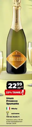Netto Wino Unum Prosecco Spumante oferta
