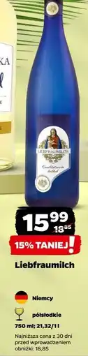 Netto Wino Liebfraumilch Blue oferta