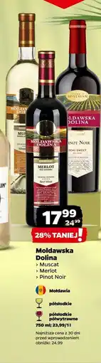 Netto Wino czerwone półsłodkie Mołdawska Dolina Pinot Noir oferta