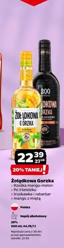 Netto Wódka Żołądkowa Gorzka Mango Z Miętą oferta