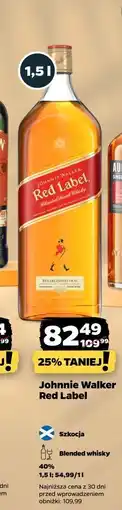 Netto Whisky Johnnie Walker Red Label oferta