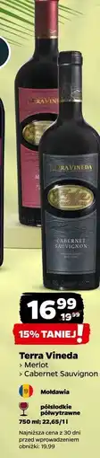Netto Wino półwytrawne merlot Terra Vineda oferta