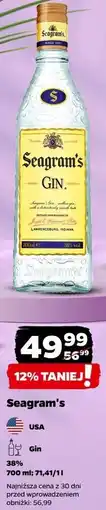 Netto Gin Seagram's Extra Dry oferta