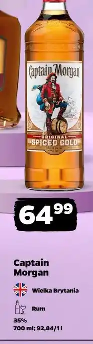 Netto Rum Captain Morgan Spiced Gold oferta