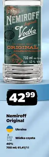 Netto Wódka Nemiroff Original oferta