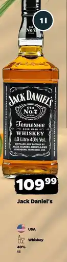 Netto Whiskey Jack Daniel's Old No. 7 oferta