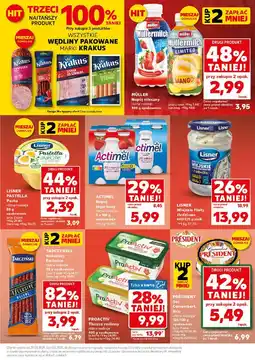 Kaufland Parówki z szynki dobre natury Krakus Animex oferta