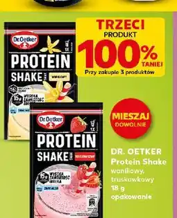 Kaufland Protein shake truskawkowy Dr. Oetker oferta