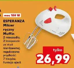 Kaufland Mikser ręczny muffin Esperanza oferta
