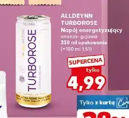 Kaufland Napój turborose zero cukru Alldeynn oferta