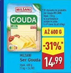 ALDI Ser gouda Milsani oferta