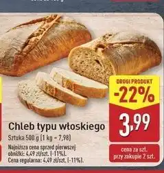 ALDI Chleb typu włoskiego oferta