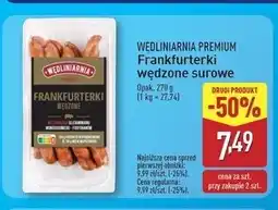 ALDI Frankfurterki surowe Wędliniarnia Premium oferta