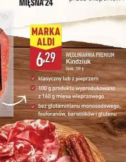ALDI Kindziuk plastry Wędliniarnia Premium oferta