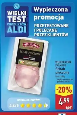 ALDI Schab pieczony Wędliniarnia Premium oferta