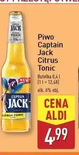 ALDI Piwo Captain Jack Citrus Tonic oferta