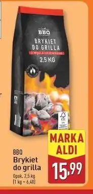 ALDI Brykiet z węgla drzewnego Bbq oferta