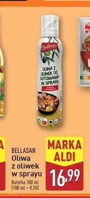 ALDI Oliwa z oliwek do gotowania spray Bellasan oferta