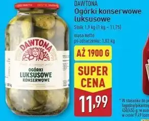 ALDI Ogórki luksusowe Dawtona oferta