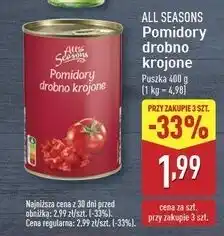 ALDI Pomidory krojone w kostkę All Seasons oferta