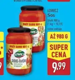 ALDI Sos spaghetti Łowicz oferta
