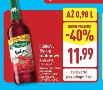 ALDI Syrop malinowy Herbapol oferta