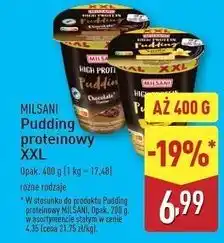 ALDI Pudding czekoladowy Milsani High Protein oferta