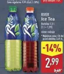 ALDI Napój ice tea peach River oferta