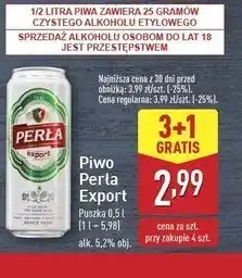ALDI Piwo Perła Export oferta