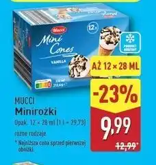 ALDI Lody mini wanilia Mucci oferta