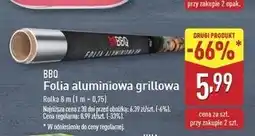ALDI Folia aluminiowa 8m Bbq oferta