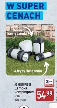 ALDI Lampka kempingowa z możliwością rozłożenia na 3 światła Adventuridge oferta