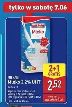 ALDI Mleko 3.2% Milsani oferta