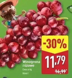 ALDI Winogrona różowe oferta