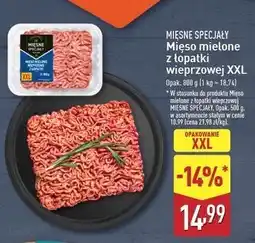 ALDI Mięso mielone z łopatki wieprzowej Mięsne Specjały Zawsze Świeże (Aldi) oferta