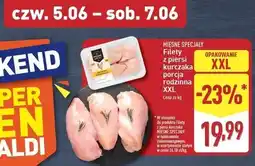 ALDI Filety z piersi kurczaka Mięsne Specjały Zawsze Świeże (Aldi) oferta
