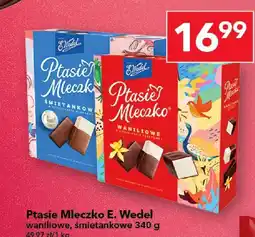 Lewiatan Ptasie Mleczko E. Wedel waniliowe, śmietankowe 340 g oferta