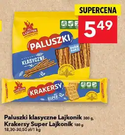 Lewiatan Krakersy Super Lajkonik 180g oferta