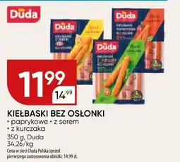 Chata Polska Kiełbaski bez osłonki 350 g Duda oferta