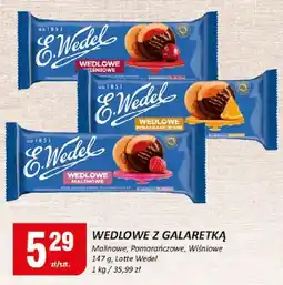Chorten Czekolada Wedlowe z galaretką Wiśniowe 147g Lotte Wedel oferta