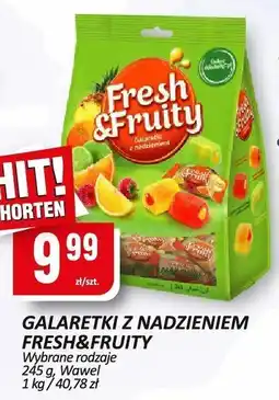 Chorten Galaretki z nadzieniem Fresh&Fruity 245g Wawel oferta