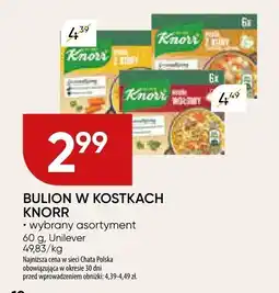Chata Polska Bulion w kostkach Knorr 60g Unilever oferta