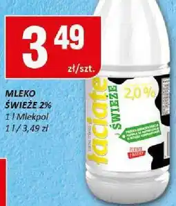 Chorten Mleko świeże 2% 1 l Mlekpol oferta