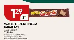 Chata Polska Wafle Grześki Mega kakaowe 34g Colian oferta