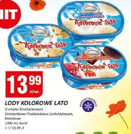 Chorten Lody Kolorowe Lato 1000ml Koral oferta