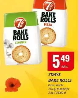 Chorten 7Days bake rolls czosnek 150g Mondelez oferta