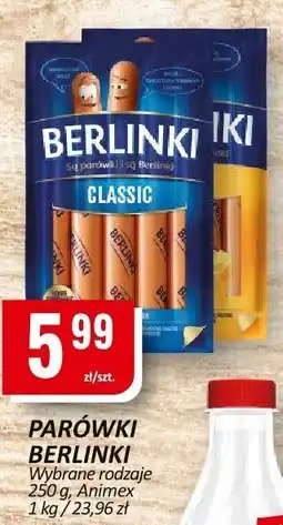 Chorten Parówki Berlinki Animex oferta