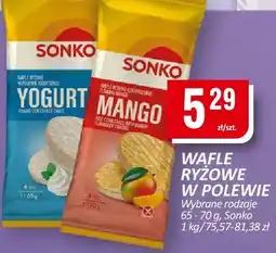 Chorten Wafle ryżowe w polewie Sonko oferta