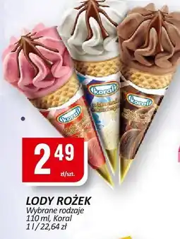 Chorten Lody rożek Koral oferta
